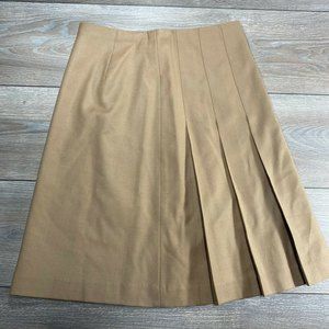 BANANA REPUBLIC Pleated Knee Length Stretch Skirt * Size 0